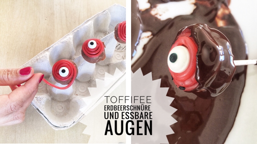 Halloween-Party Monsterkuchen mit Augen
